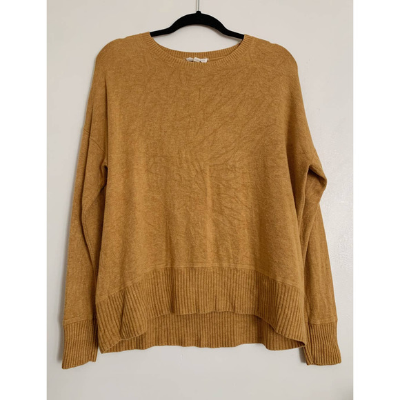 Eileen Fisher Sweaters - Mustard Yellow Eileen Fisher Viscose Crewneck Sweater M